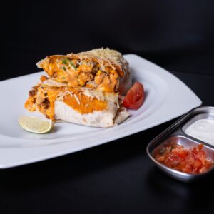 A Fusion Grillben kapható Enchilada szószokkal tálalva